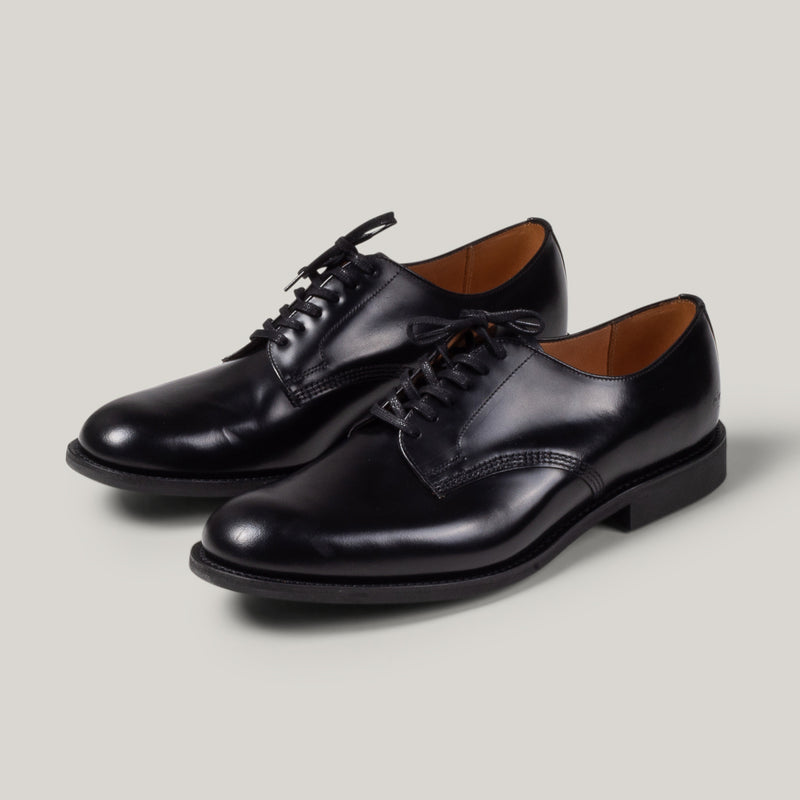 SANDERS MILITARY DERBY SHOE - BLACK 