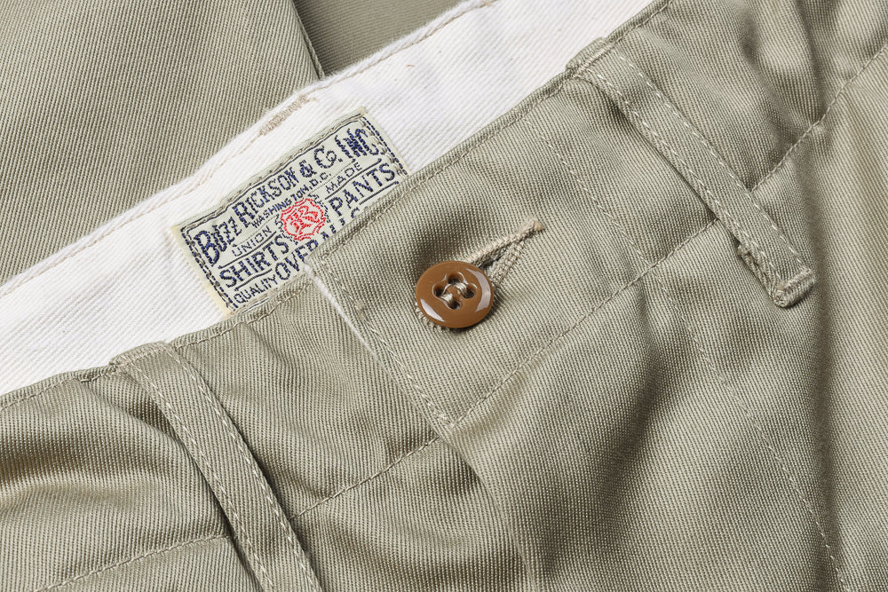 BUZZ RICKSON ORIGINAL SPEC CHINOS - KHAKI