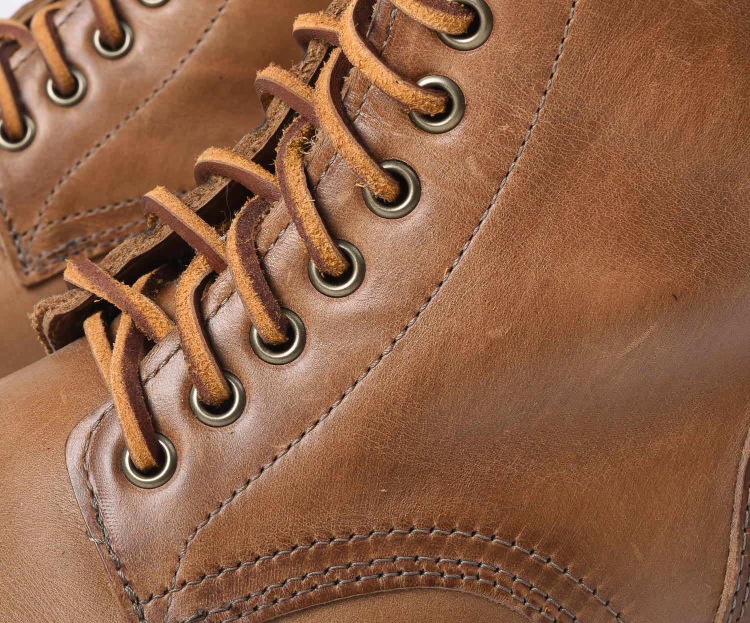 USED OAK STREET BOOTMAKERS CAP-TOE TRENCH BOOT - NATURAL CHROMEXCEL