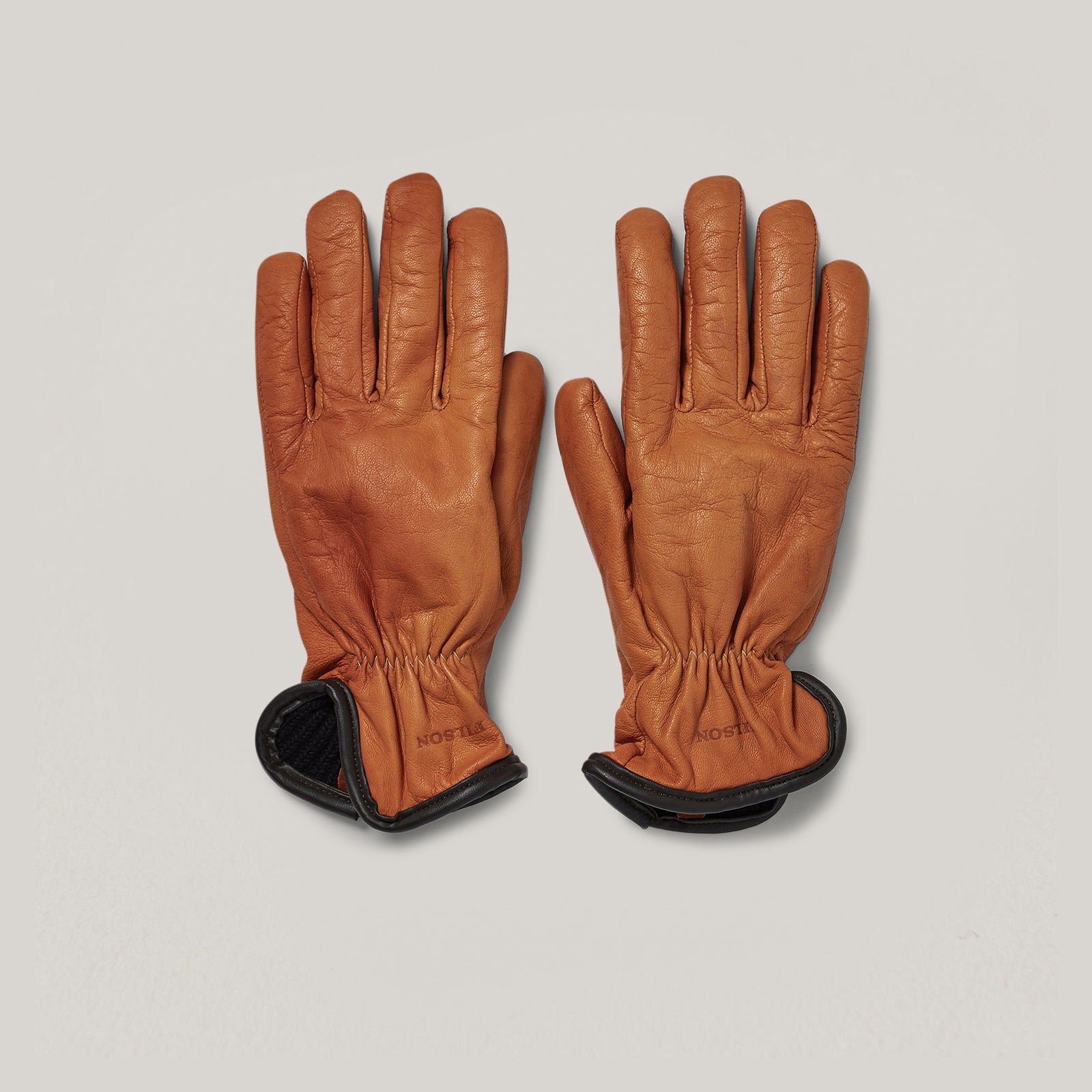 FILSON LINED GOATSKIN GLOVES - SADDLE BROWN