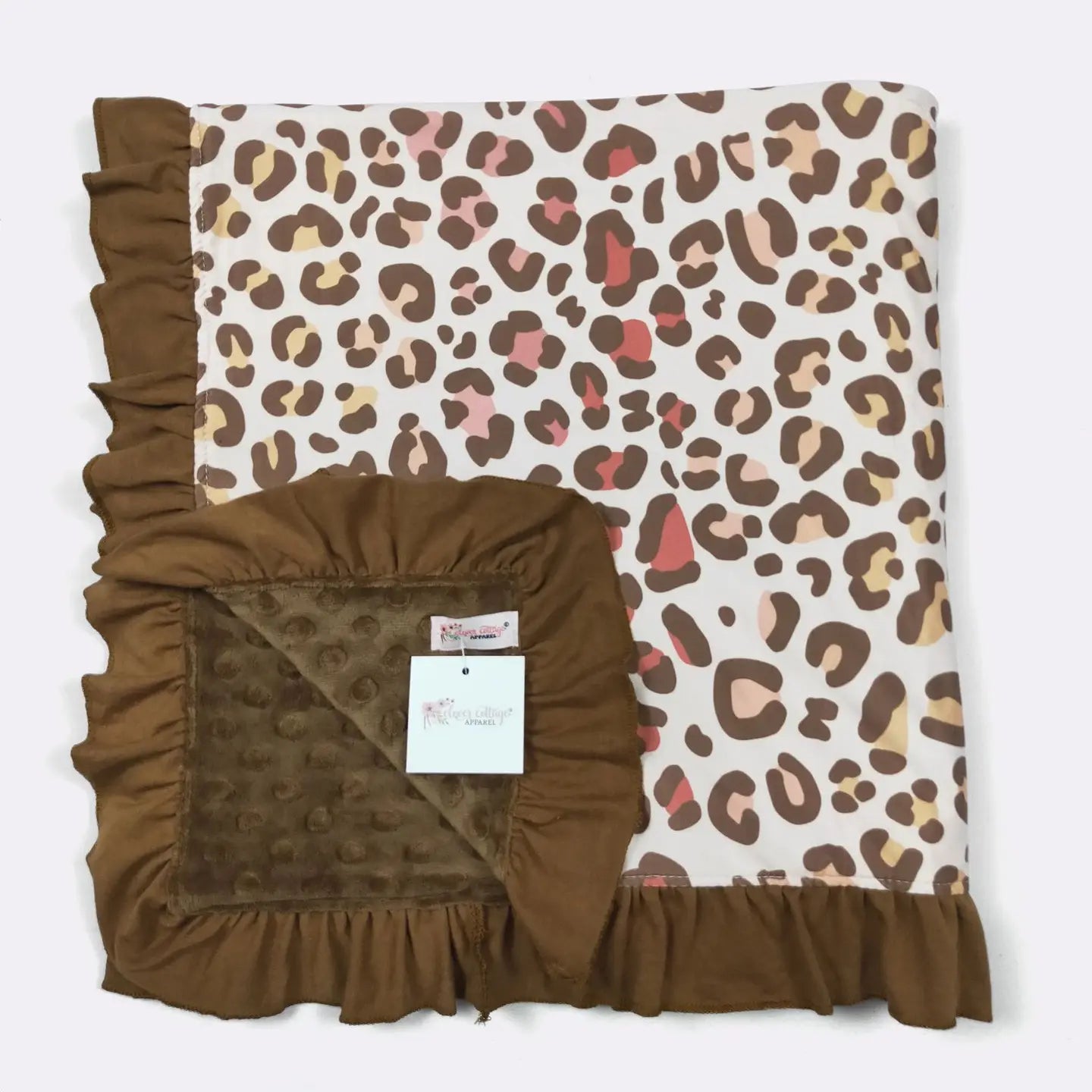 Hazel Leopard Minky Blanket