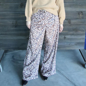 Velvet Cheetah Trouser Pant - JUST A LITTLE WESTERN