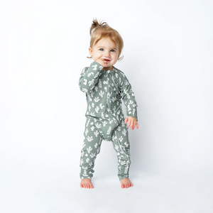 Stay Sharp Cactus Bamboo Baby Pajama - JUST A LITTLE WESTERN
