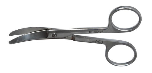 SCISSORS CURVED SHARP 130MM