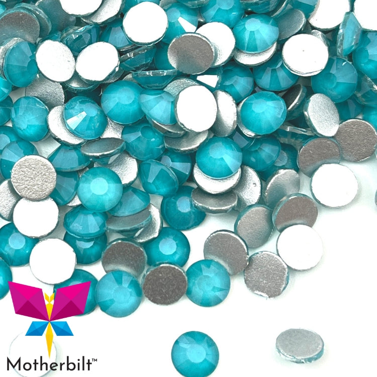 Peacock Blue Mocha Glass Flatback Rhinestones – Motherbilt