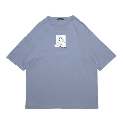 MOTO-BUNKA - MOE-BUNKA T-Shirt-Dusty Blue