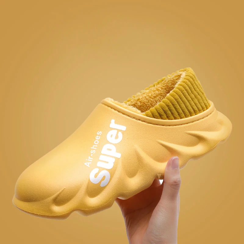 Sandália Crocs Unissex Forrada Para Inverno - REF115 Amarelo