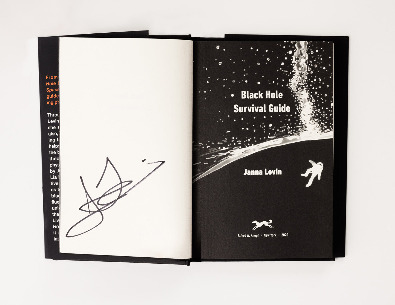 "Black Hole Survival Guide" by Janna Levin (Signed)