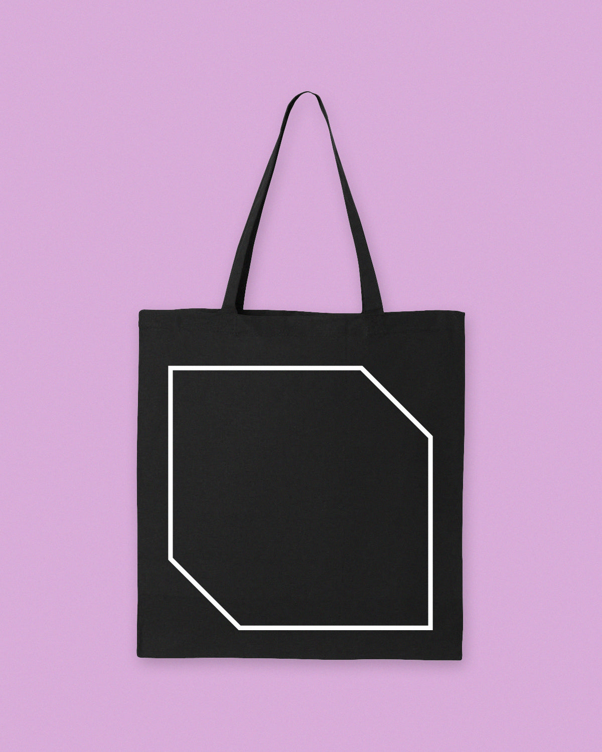 Black Cube Recycled Tote