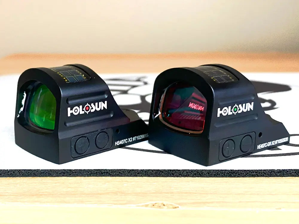 Holosun 407C X2 Side by Side Red & Green