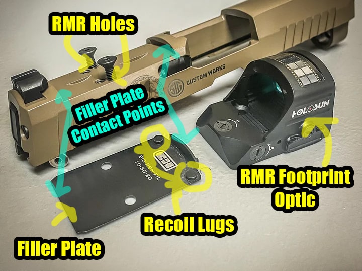 P320 Filler Plate Diagram