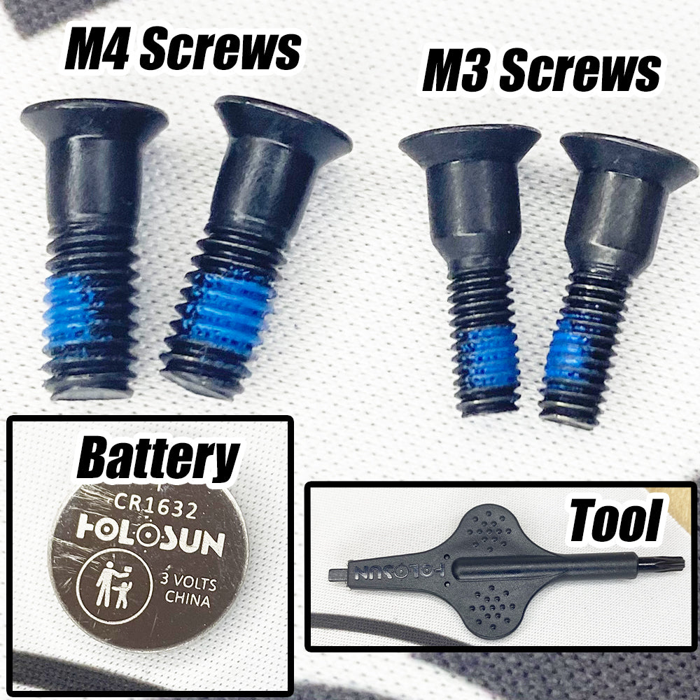 Holosun 507K ACSS Vulcan Screws & Batteries