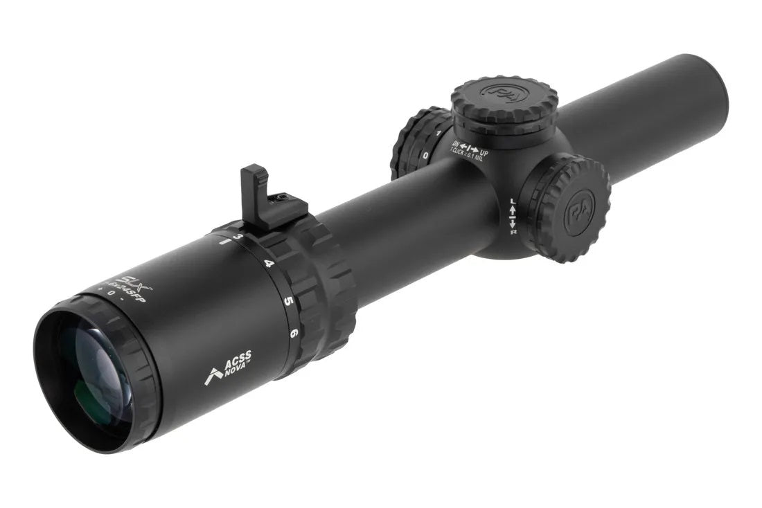 Primary Arms SLx Nova 1-6x24mm SFP Rifle Scope Gen IV - Illuminated ACSS Nova Fiber Wire Reticle - PA-SLX-1-6X24S-NOVA