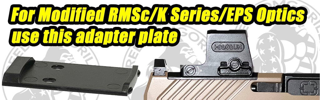 Shadow Systems MR920, DR920, XR920 Modified RMSc, K Series, EPS Adapter Plate