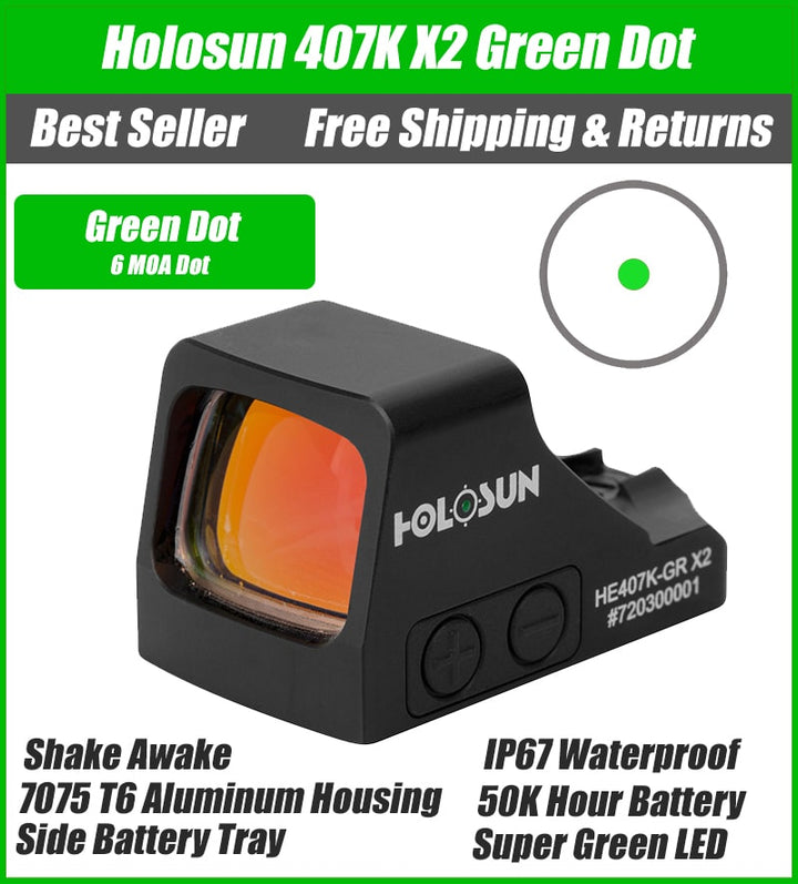 holosun HE407K-GR -X2 Green dot