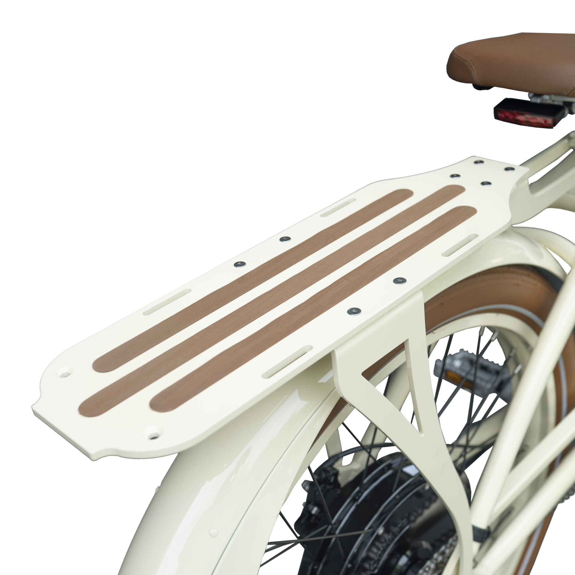 Tracker Cream Rear Rack - Vintage product image