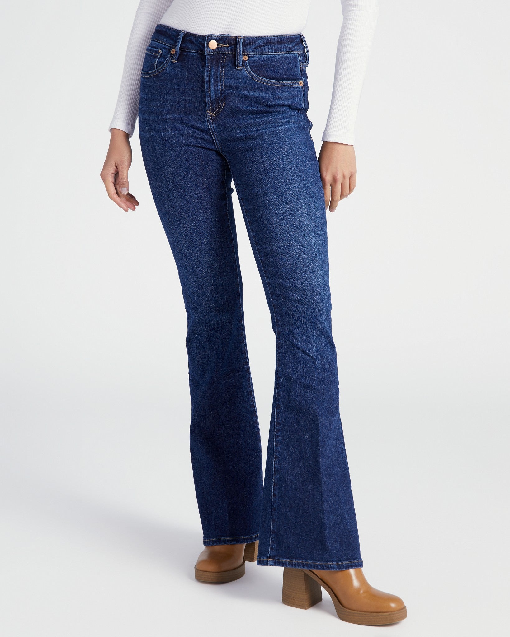 Rosa Ankle Flare Jeans