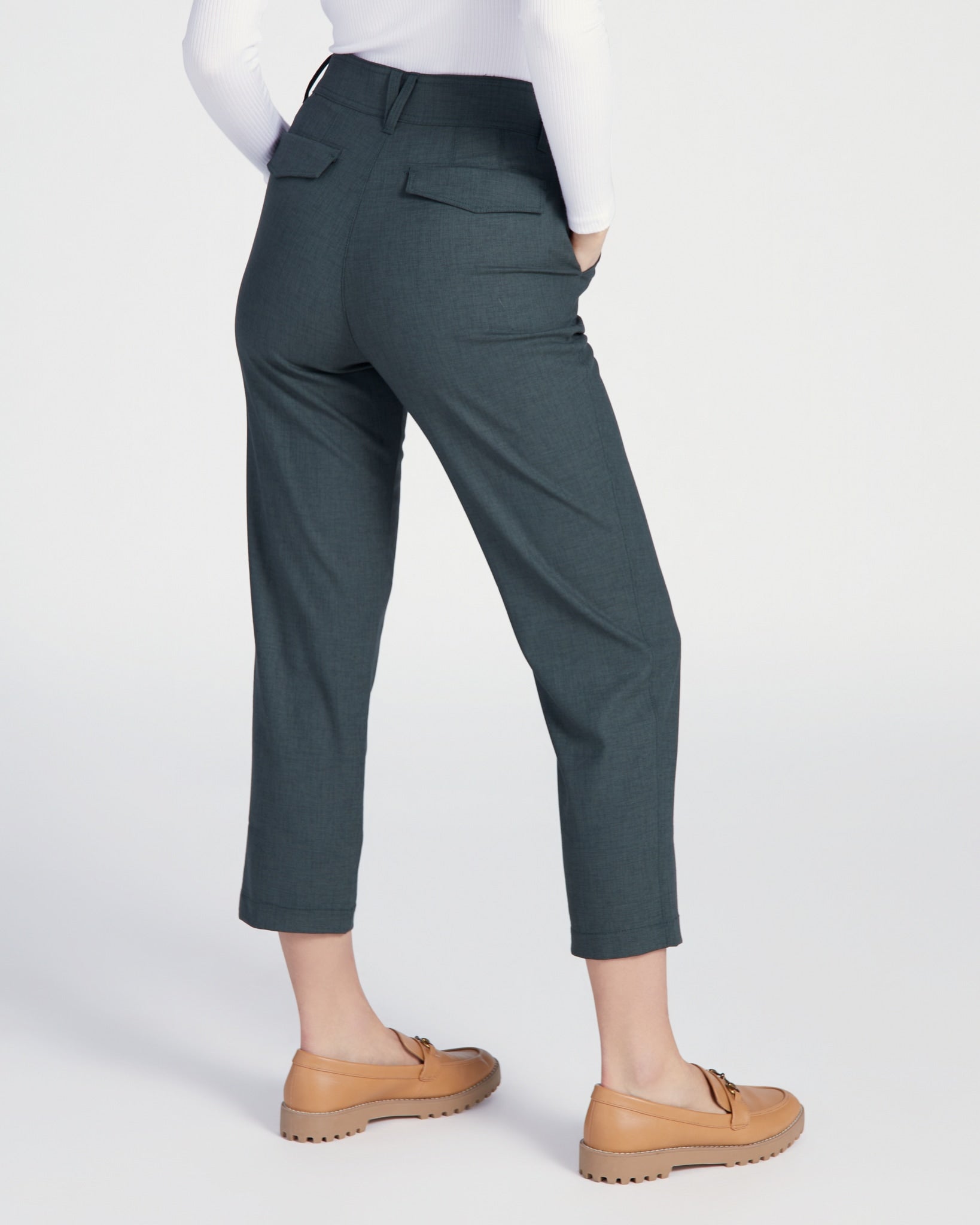 Double Knit Easy Leg Trousers