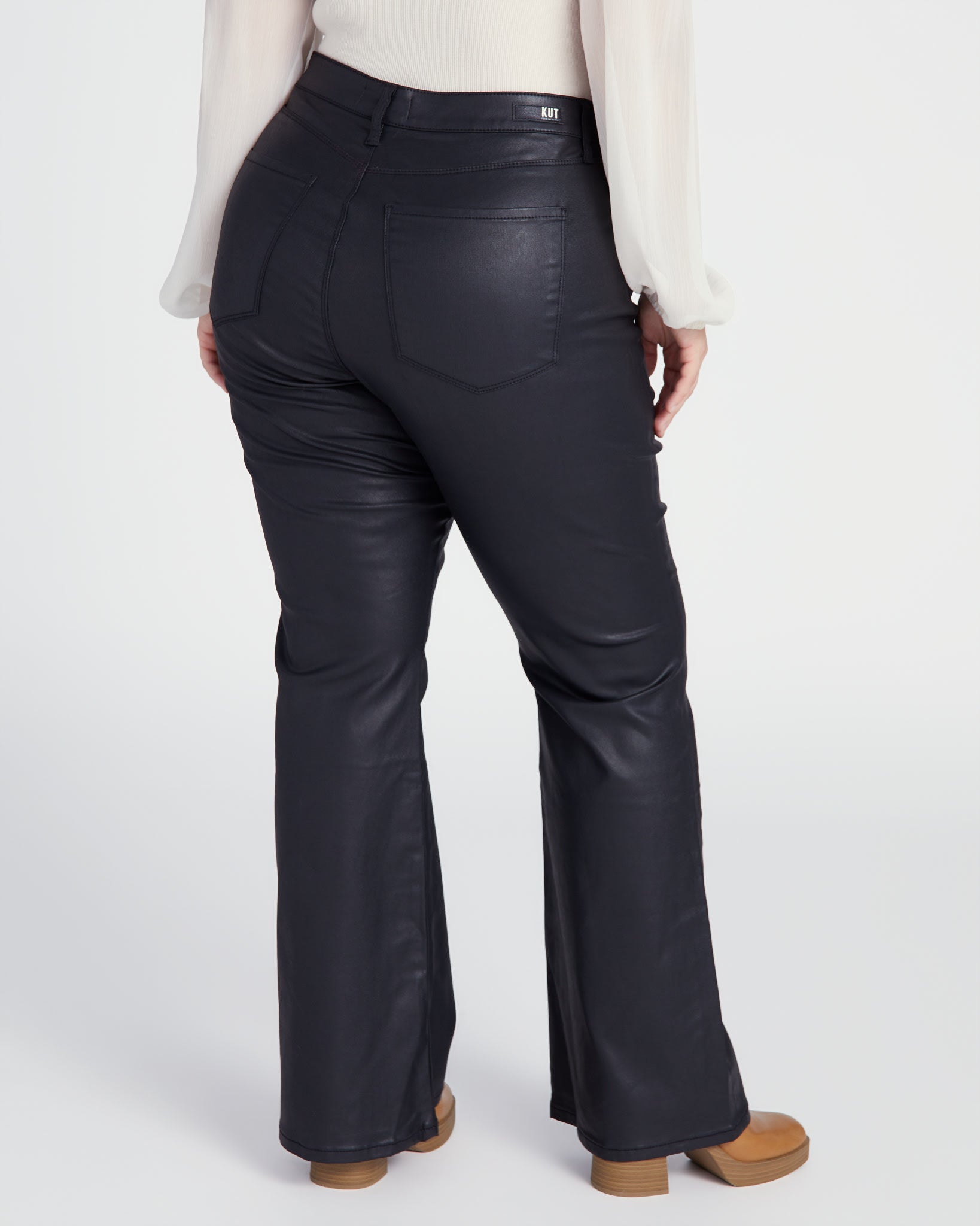 Baylee Low Waist Flare Leg Pants – Derluxe