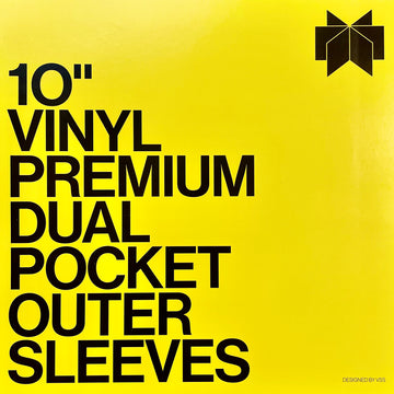 4 mil Dual Pocket LP Vinyl Record Outer Sleeves (RESEALABLE