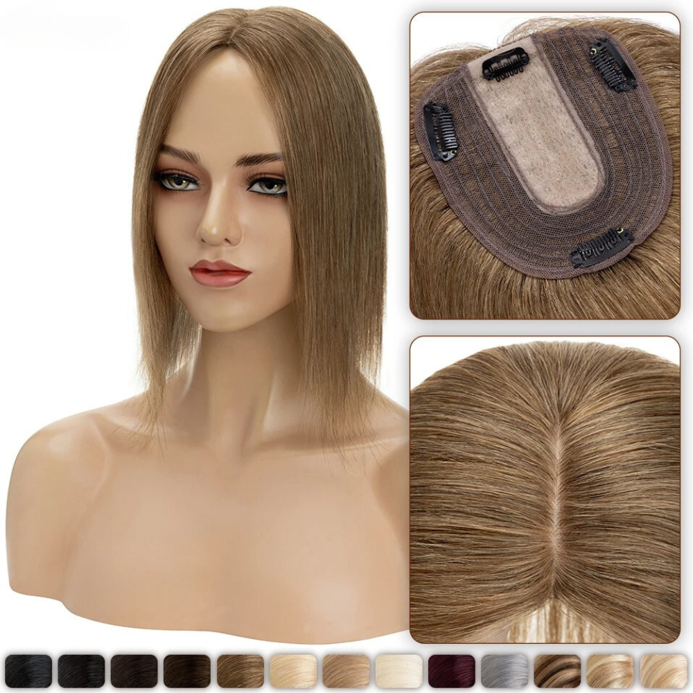 Silk Base Human Hair Topper