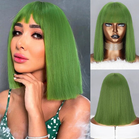 Lime Green Wigs