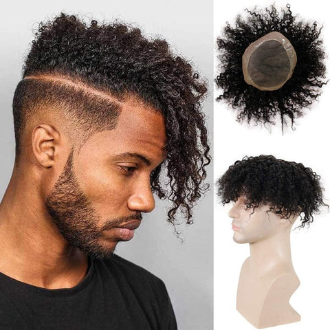 Curly Hair Wig for Men