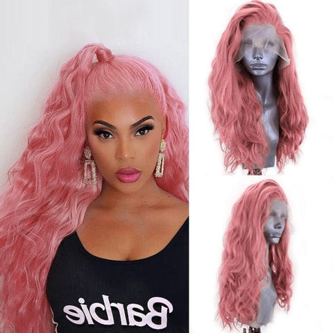 Pink Lace Front Wig