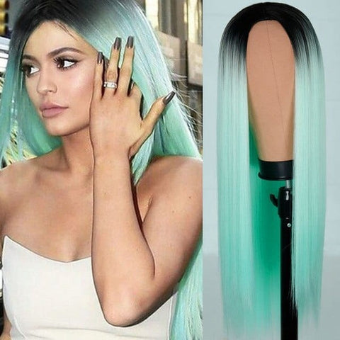 Mint Green Wig