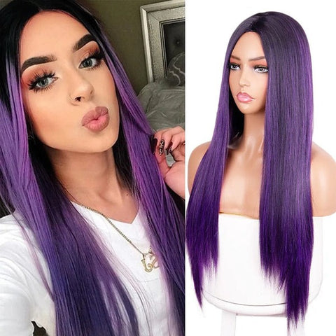 Dark Purple Wigs