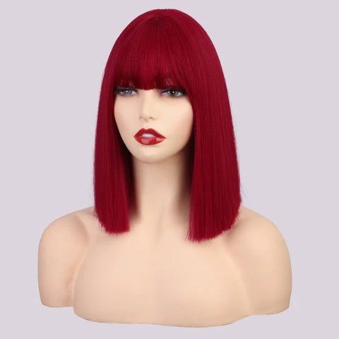 Dark Red Wig