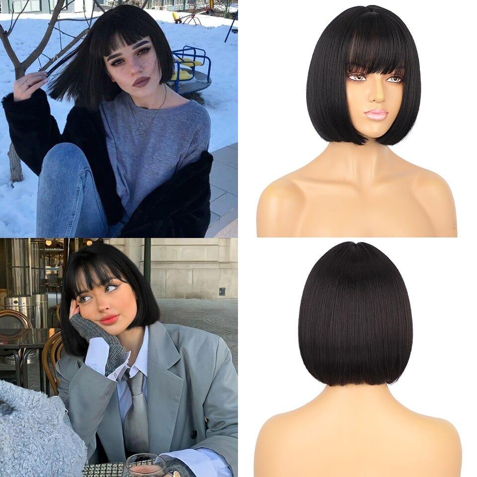 Black Bob Wig