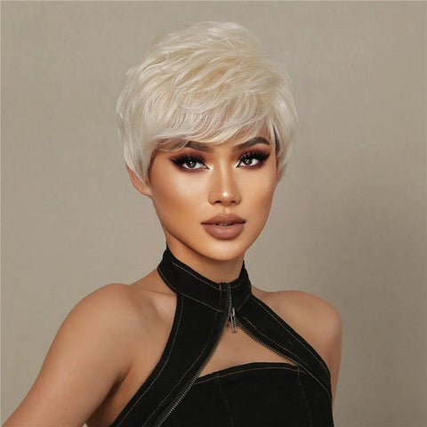 Short Blonde Wig