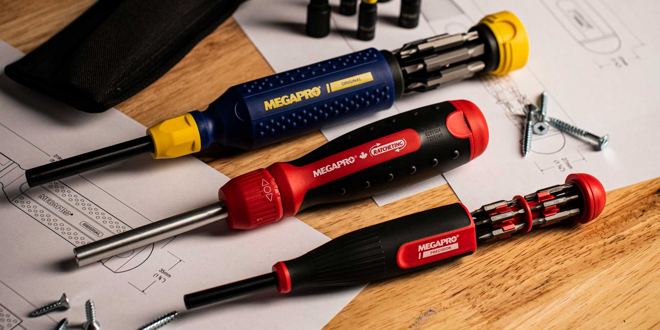 Megapro Tools Canada | All-in-One Multi-bit Screwdrivers
