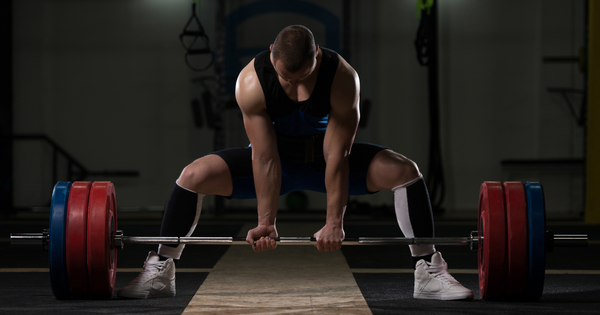 Athlete beginning powerlifting program