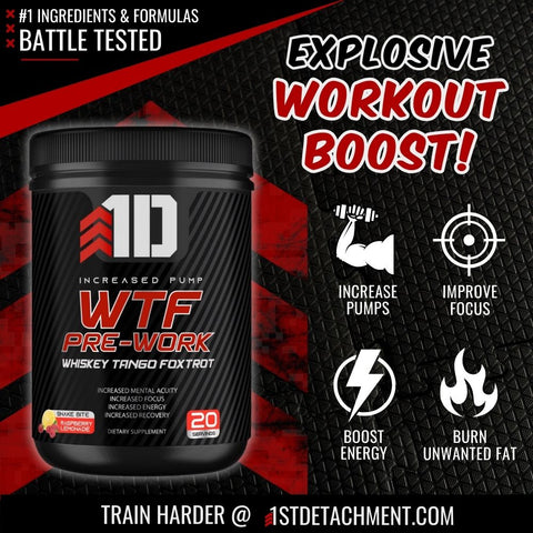 WTF Pre-Workout with Fat Burning Benefits