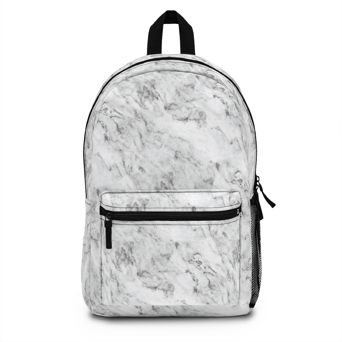 Black and white marble clearance backpack