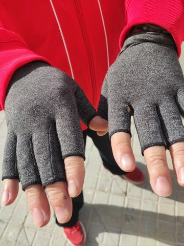 Pnrskter Guantes de artritis, nuevo material, compresión para aliviar el  dolor de artritis, osteoartritis reumatoide y túnel carpiano, guantes de