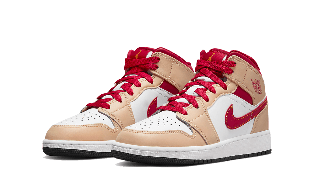 air jordan 1 mid beige