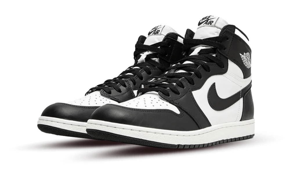 jordan retro 1 high og black and white