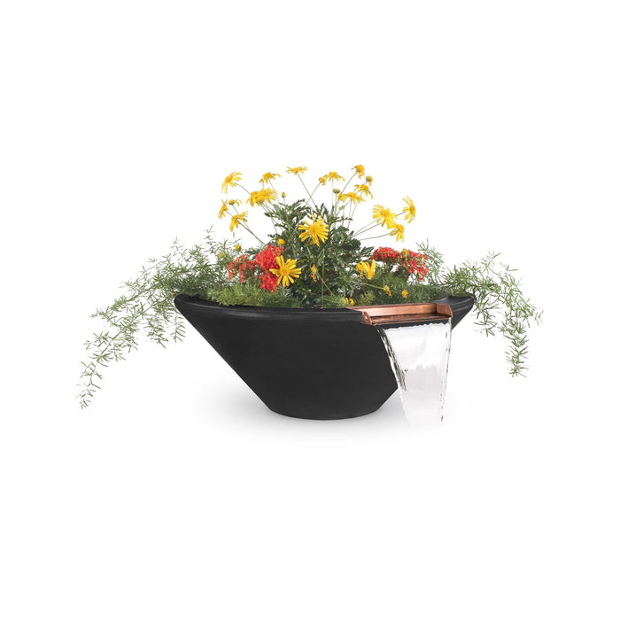 TOP Fires by The Outdoor Plus Cazo Planter with Water Bowl 36" - Fire Pit Oasis