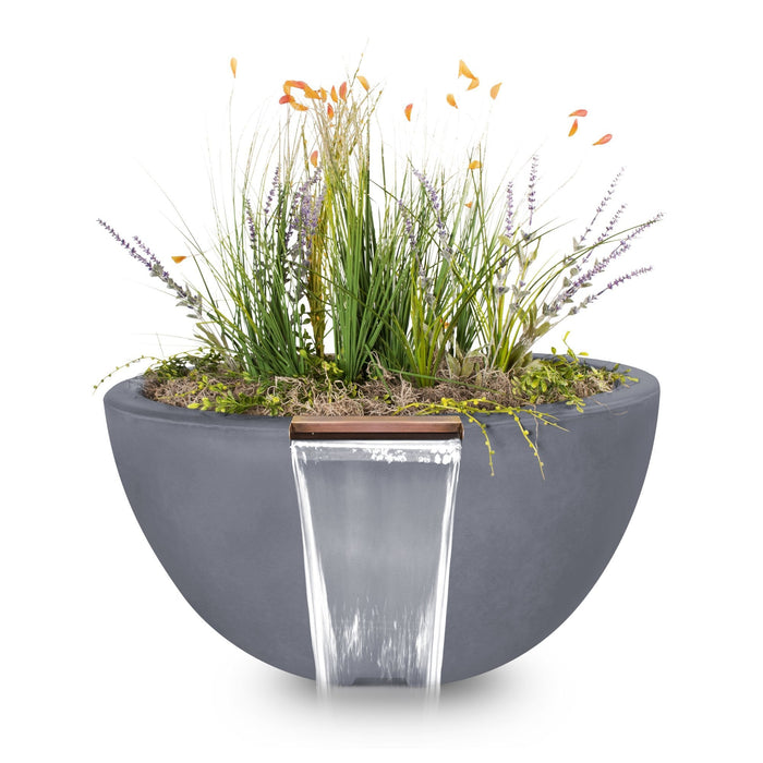 TOP Fires by The Outdoor Plus Luna Planter with Water Bowl 30" - Fire Pit Oasis
