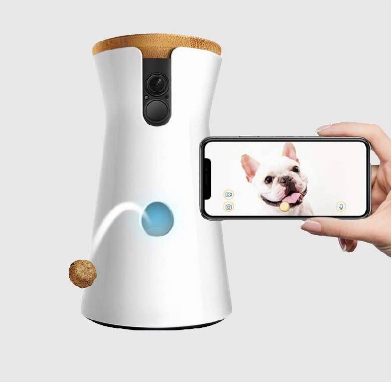 bluetooth dog treat dispenser