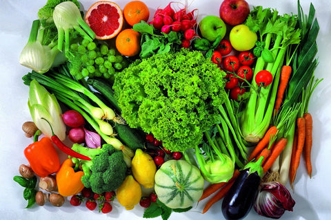 healthy foods - fruits and vegetables