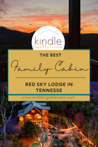 red sky lodge, family cabin, sevierville, tn