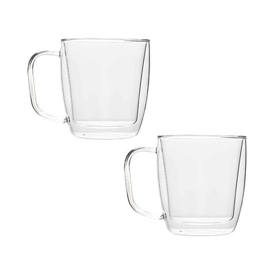 Tasse et Mugs GENERIQUE Mug à double paroi coeur Grande tasse en verre  thermique