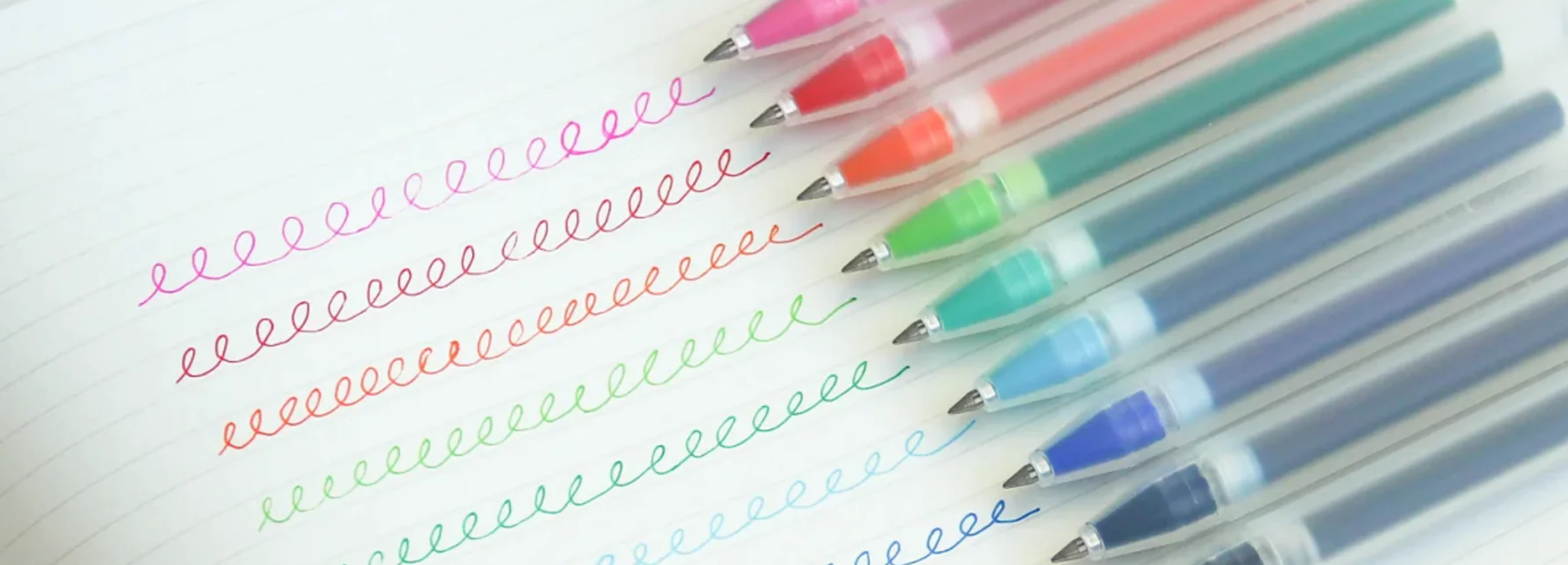 Shop Gel Ink Pens: Knock Type & Cap Type