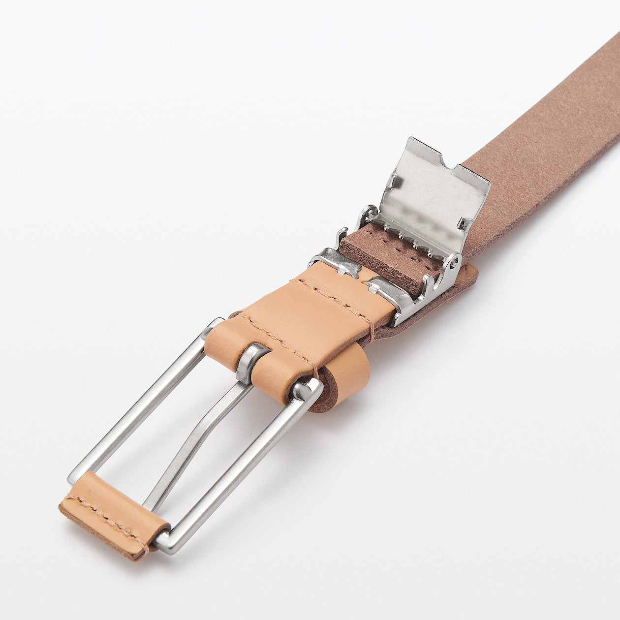 Vegetable Tanned Leather Adjustable Fine Belt