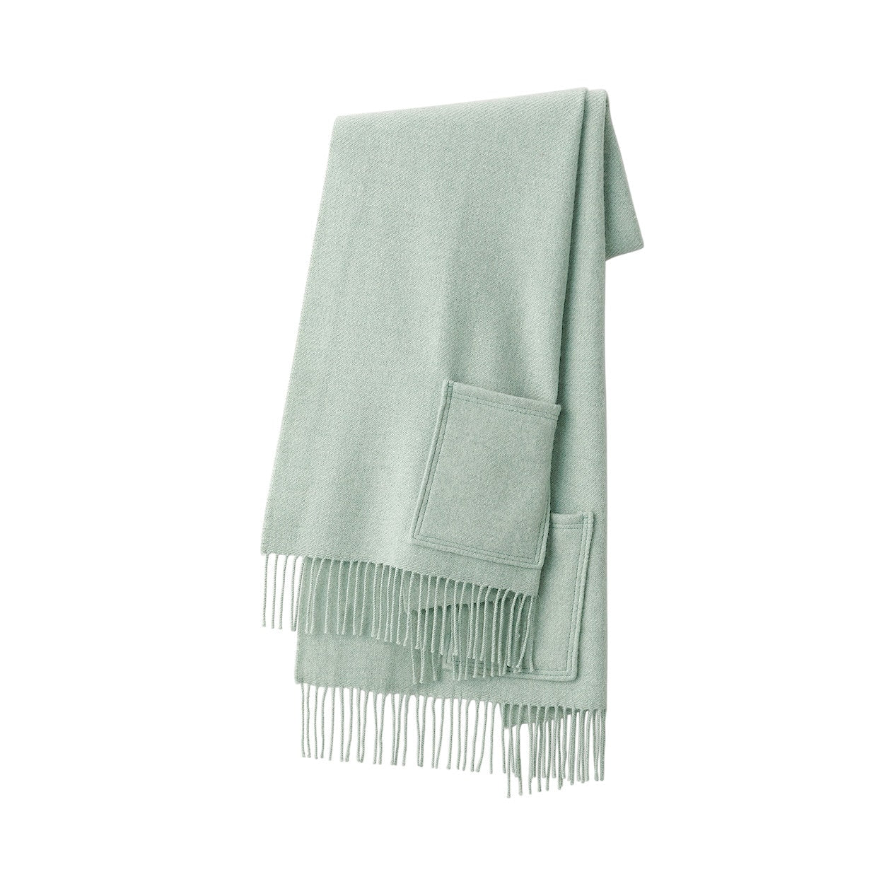 Pure Wool Stole with Pockets