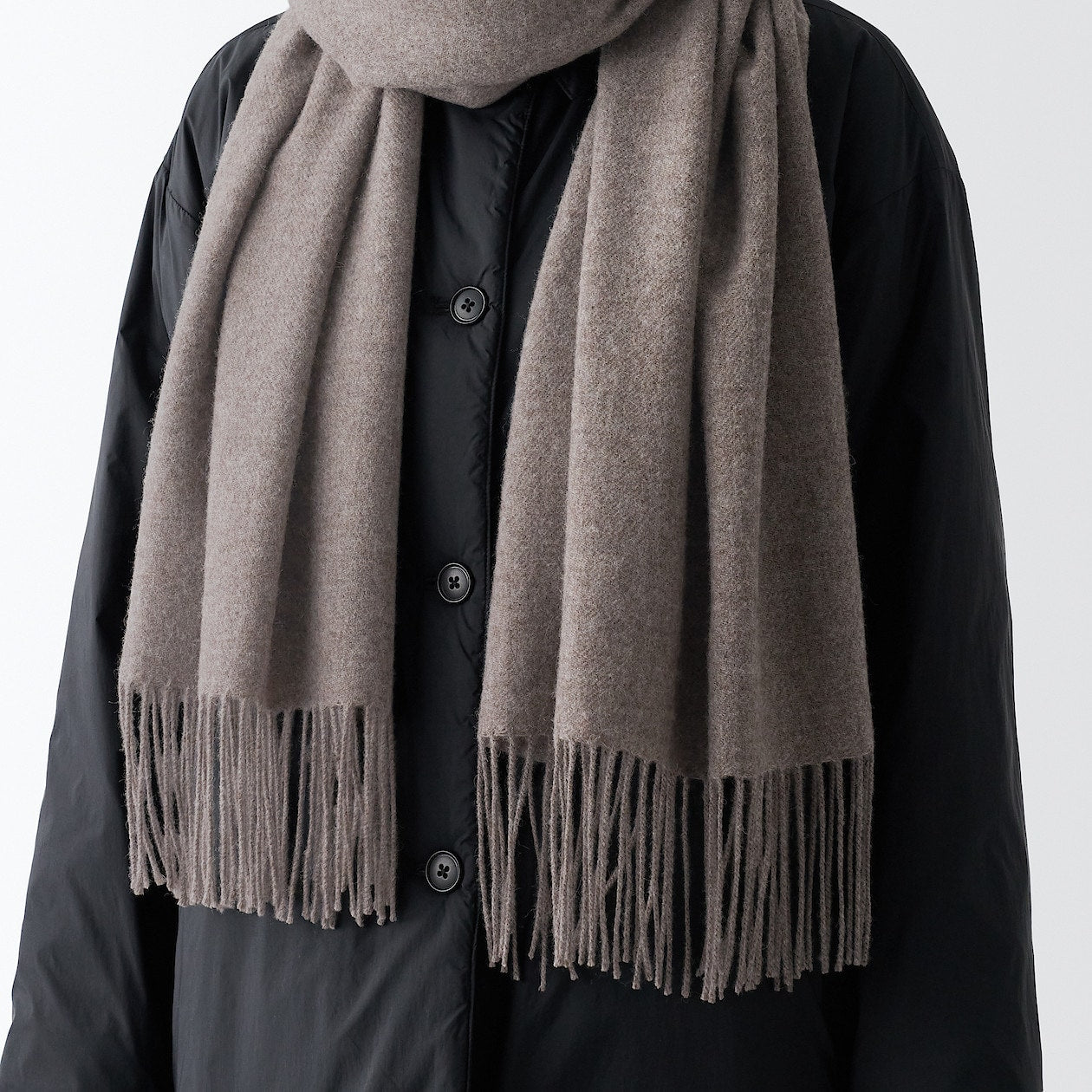 Large Pure Wool Scarf